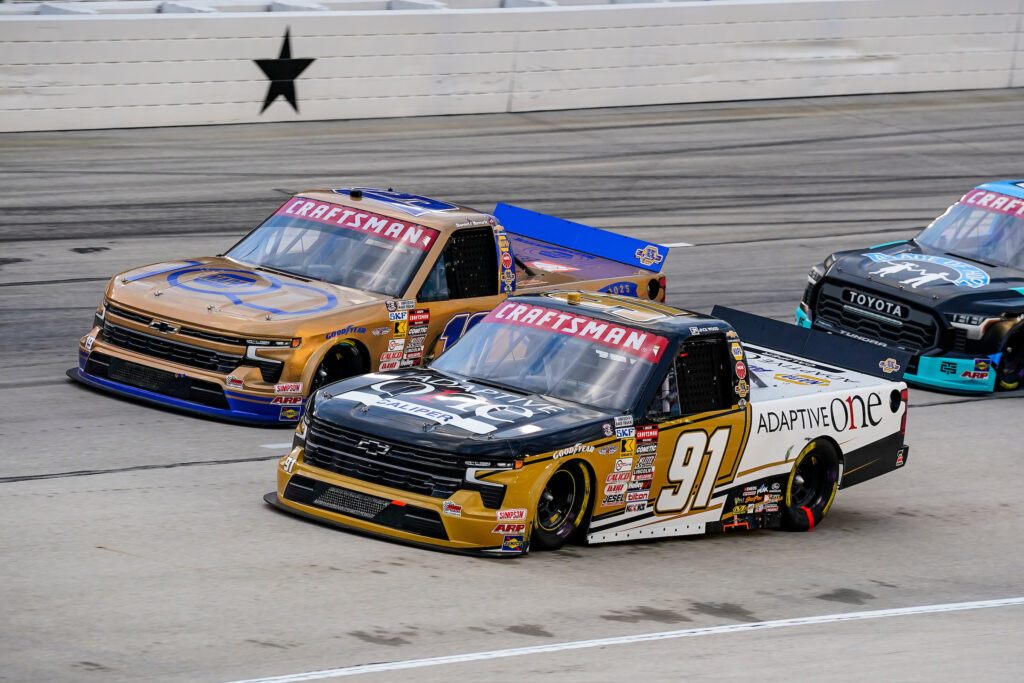 #91: Jack Wood, McAnally Hilgemann Racing, Adaptive One Calipers Chevrolet Silverado