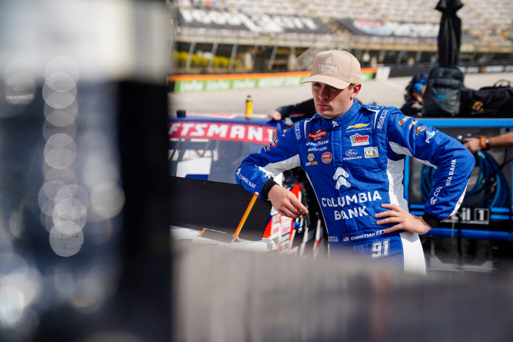 #91: Christian Eckes, McAnally Hilgemann Racing, Columbia Bank Chevrolet Silverado