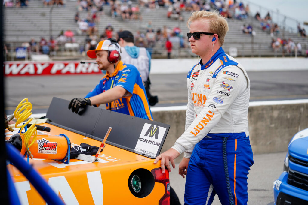 #18: Tyler Ankrum, McAnally Hilgemann Racing, LIUNA Chevrolet Silverado