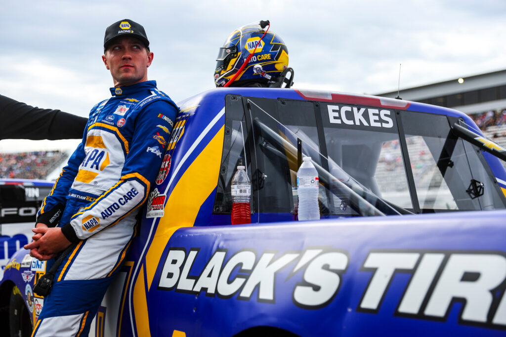 #91: Christian Eckes, McAnally Hilgemann Racing, NAPA Auto Care / Black's Tire Chevrolet Silverado