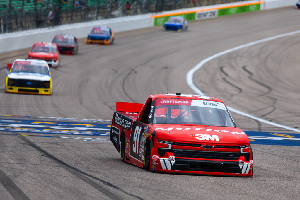 #91: Christian Eckes, McAnally Hilgemann Racing, Motion Industries Chevrolet Silverado